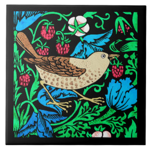 De Vogel van William Morris & de Tegel van de Tegeltje