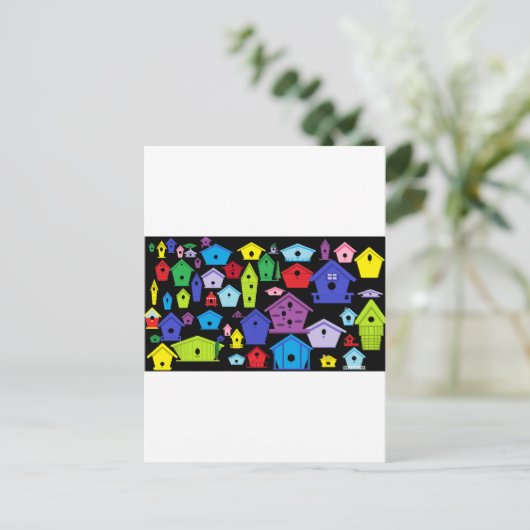 De vogelhuislijn briefkaart (Staand voorkant)