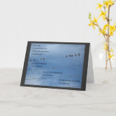 de vogels blijven stilstaan niet kaart (Gele Bloem)