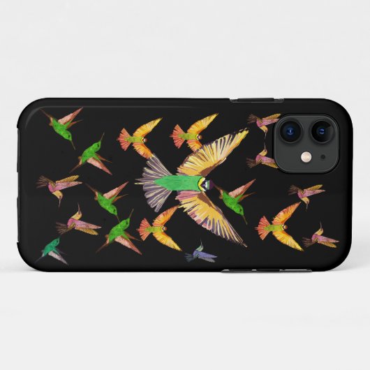 De vogels Case-Mate iPhone case (Achterkant (horizontaal))