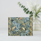 De Vogels en Acanthus van William Morris Briefkaart (Staand voorkant)