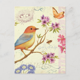 De vogels en de bijen briefkaart