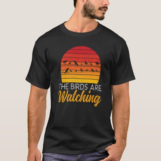 De vogels kijken naar de theorie van de vogelsamen t-shirt (Voorkant)