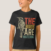 De vogels kijken naar t-shirt (Voorkant)