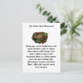 De vogels nestelen Ornament Feestdagenkaart (Staand voorkant)