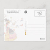 De vogels roepen briefkaart (Achterkant)