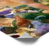 De vogels schilderen door Franz Dvorak Poster (Hoek)