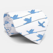 De vogels stropdas (Opgerold)