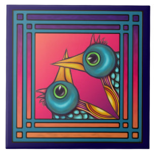 De vogels tegeltje