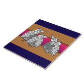 De vogels tegeltje (Zijkant)