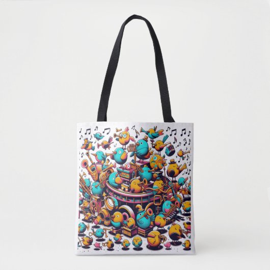 De vogels Tintamare Tote Bag (Voorkant)