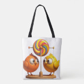 De vogels Tintamare Tote Bag (Achterkant)