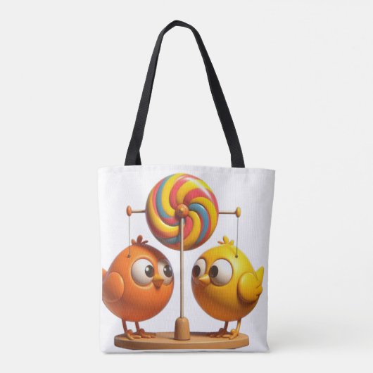 De vogels Tintamare Tote Bag (Achterkant)