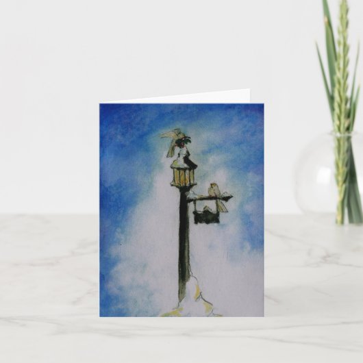 De Vogels van de hulst Kaart (Voorkant)