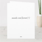 De Vogels van de kolibrie bloeit de BloemenKaart Kaart (Achterkant)