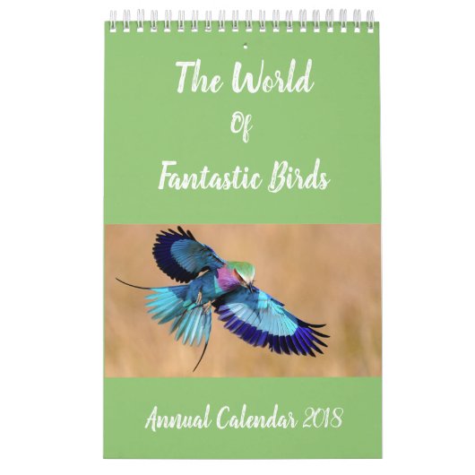 De vogels van de wereldjaarkalender | Vogelcadeaus Kalender (Hoes)