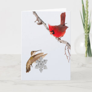 De Vogels van Gifting Feestdagen Kaart