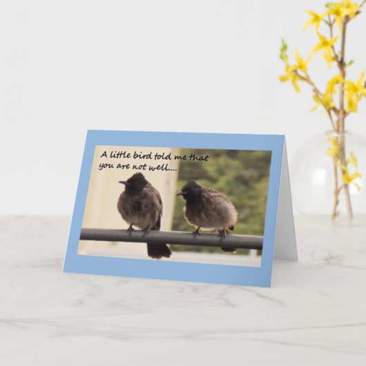 De vogels worden goed kaart (Gele Bloem)