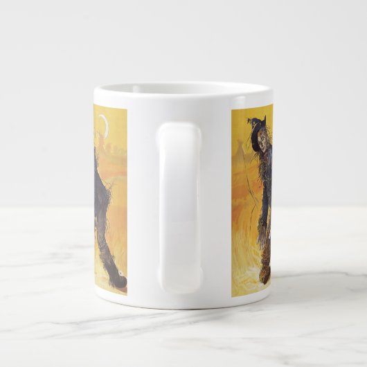 De vogelverschrikker van de tovenaar van Oz, spro Grote Koffiekop (Achterkant)