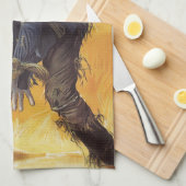 De vogelverschrikker van de tovenaar van Oz,  spro Theedoek (Quarter Fold)