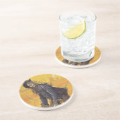 De vogelverschrikker van de tovenaar van Oz,  spro Zandsteen Onderzetter (Zijkant)