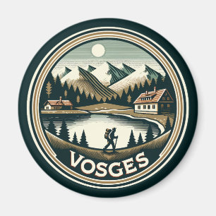 De Vogezen France Badge Magneet