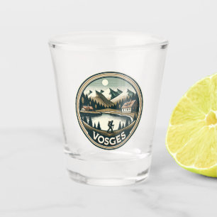 De Vogezen France Badge Shot Glas