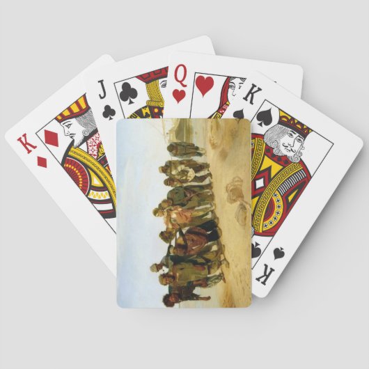 De Volga-bootwerkers, 1870-73 Pokerkaarten (Achterkant)