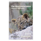 De volgende generatie Afrikaanse dieren (één pagin Kalender (Hoes)