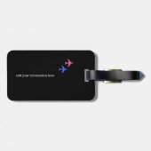 De volgende heer en mevrouw Reis gepersonaliseerd  Bagagelabel (Achterkant horizontaal)