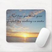 De volgende keer dat je je perfecte denkt, probeer muismat (Met muis)