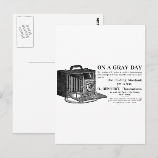 De volgende Montauk camera Briefkaart (Voorkant / Achterkant)