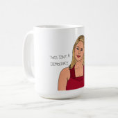 De volgende stap: "Het is een democratie" Koffiemok (Voorkant links)