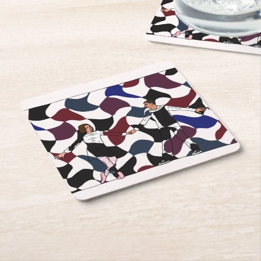 De volgende stap James en Riley 'Whirlwind' dansen Kartonnen Onderzetters (Schuin)