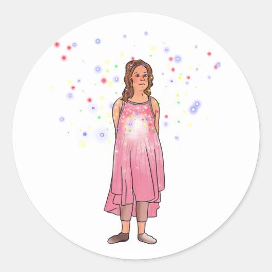 De volgende stap: Margie verdwijnt Ronde Sticker (Voorkant)