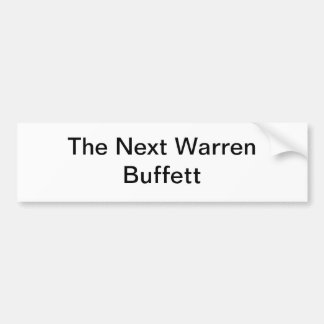 De volgende Warren Buffett Bumpersticker
