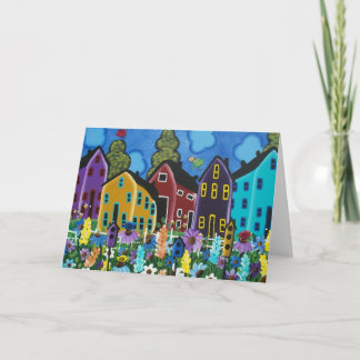 De VOLKS Bezige Bij van de KUNST BIJ LORI Everett- Kaart