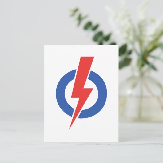 De Volkspartij Briefkaart (Staand voorkant)