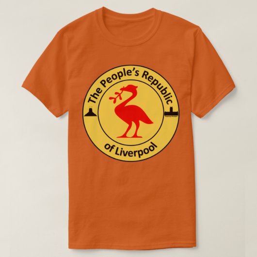 De Volksrepubliek Liverpool RED T-shirt (Design voorkant)