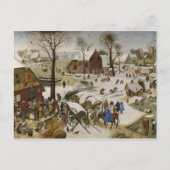 De volkstelling in Bethlehem (door Pieter Bruegel) Briefkaart (Voorkant)