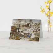 De volkstelling in Bethlehem (door Pieter Bruegel) Kaart (Gele Bloem)
