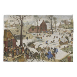 De volkstelling in Bethlehem (door Pieter Bruegel) Kussensloop