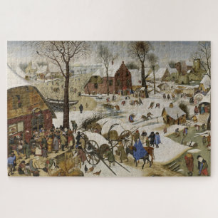 De volkstelling in Bethlehem (door Pieter Bruegel) Legpuzzel