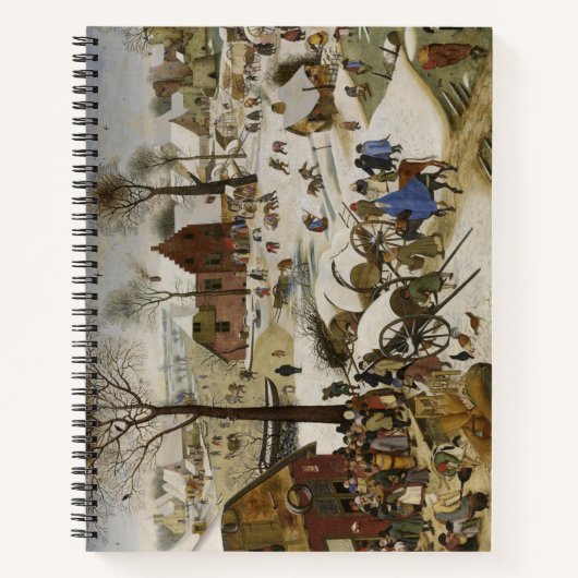De volkstelling in Bethlehem (door Pieter Bruegel) Notitieboek (Voorkant)