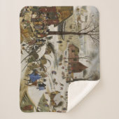 De volkstelling in Bethlehem (door Pieter Bruegel) Sherpa Deken (Voorkant)