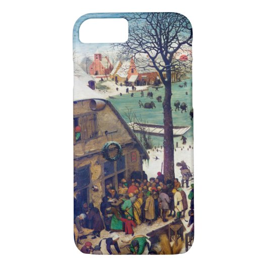 De volkstelling in Bethlehem, Pieter Bruegel Case-Mate iPhone Case (Achterkant)