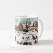 De volkstelling in Bethlehem, Pieter Bruegel Koffiemok (Voorkant rechts)