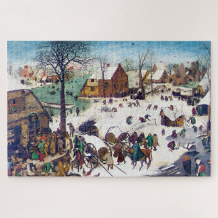 De volkstelling in Bethlehem, Pieter Bruegel Legpuzzel
