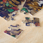 De volkstelling in Bethlehem, Pieter Bruegel Legpuzzel (Zijkant)