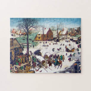 De volkstelling in Bethlehem, Pieter Bruegel Legpuzzel